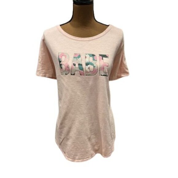 Lane Bryant Tops - Lane Bryant Pink “BABE” Short Sleeve T-Shirt – Size 22/24
